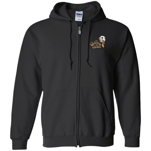 Colorado Caribous Full Zip Hoodie NASL Soccer Team color Black