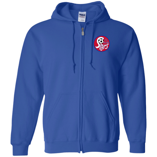 St. Louis Stars Full Zip Hoodie NASL Soccer Team color Royal Blue