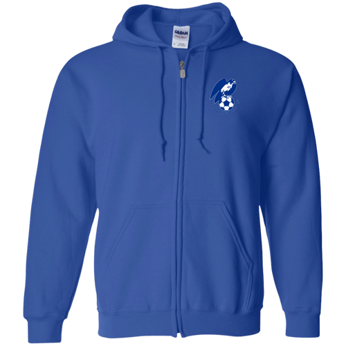 Toronto Falcons Full Zip Hoodie NASL Soccer Team color Royal Blue