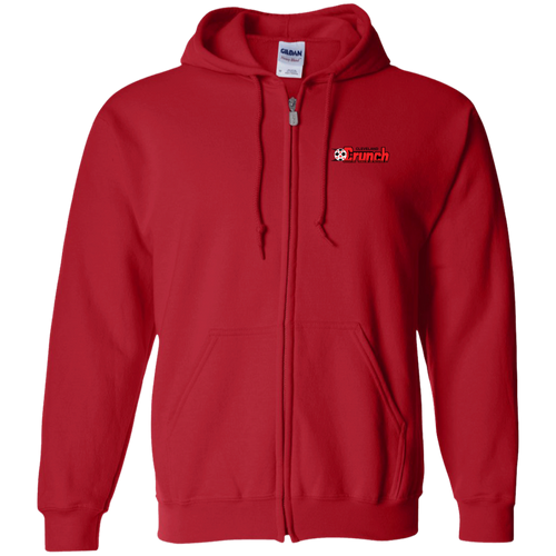 Cleveland Crunch Full Zip Hoodie MISL Soccer Team color Red