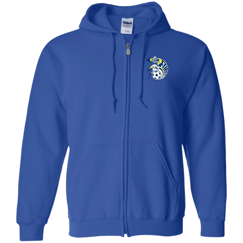 Cleveland Force Full Zip Hoodie MISL Soccer Team color Royal Blue