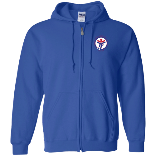 Philadelphia Fever Full Zip Hoodie MISL Soccer Team color Royal Blue