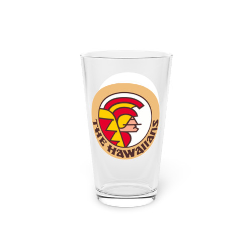 Hawaii Hawaiians Pint Glass 16 Ounce WFL Football Team Collectible Drinkware