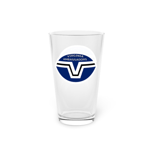 Virginia Ambassadors Sun Pint Glass 16 Ounce WFL Football Team Collectible Drinkware