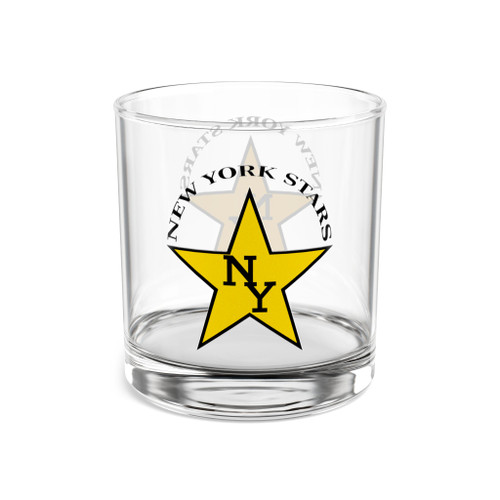 New York Stars Rocks Whisky Glass 10 Ounce WFL Football Team Collectible Drinkware