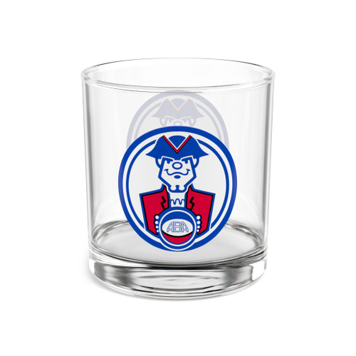 Virginia Squires Rocks Whisky Glass 10 Ounce ABA Basketball Team Collectible Drinkware