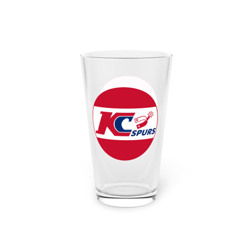 Kansas City Spurs Pint Beer Glass 16 Ounce NASL Soccer Team Collectible Drinkware