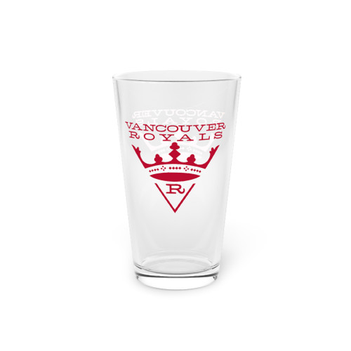 Vancouver Royals Pint Beer Glass 16 Ounce NASL Soccer Team Collectible Drinkware