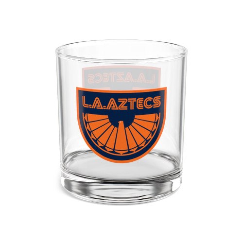 Los Angeles Aztecs Whisky Glass 10 Ounce NASL Soccer Team Collectible Drinkware