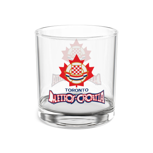 Toronto Metros-Croatia Whisky Glass 10 Ounce NASL Soccer Team Collectible Drinkware