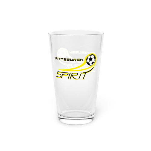 Pittsburgh Spirit Pint Beer Glass 16 Ounce MISL Soccer Team Collectible Drinkware