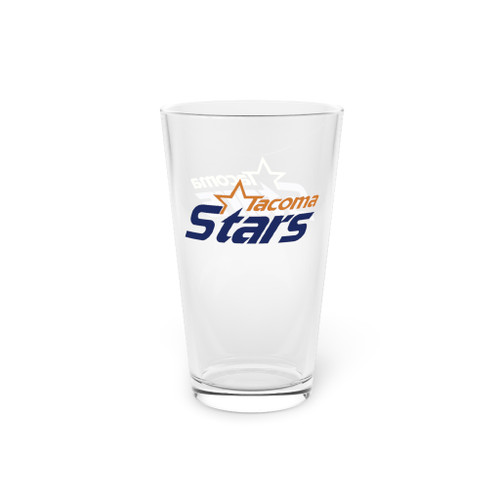 Tacoma Stars Pint Beer Glass 16 Ounce MISL Soccer Team Collectible Drinkware