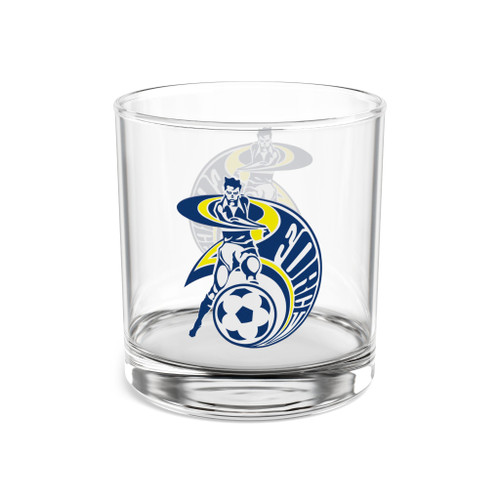 Cleveland Force Rocks Whisky Glass 10 Ounce MISL Soccer Team Collectible Drinkware