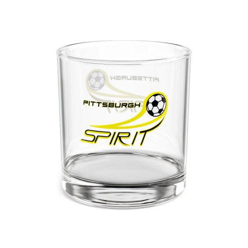 Pittsburgh Spirit Rocks Whisky Glass 10 Ounce MISL Soccer Team Collectible Drinkware