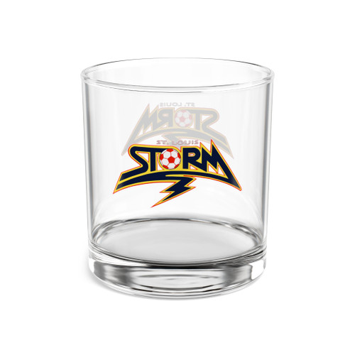 St. Louis Storm Rocks Whisky Glass 10 Ounce MISL Soccer Team Collectible Drinkware