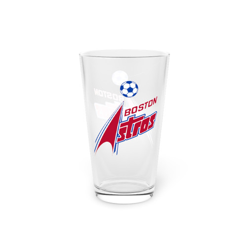 Boston Astros Pint Beer Glass 16 Ounce ASL Soccer Team Collectible Drinkware