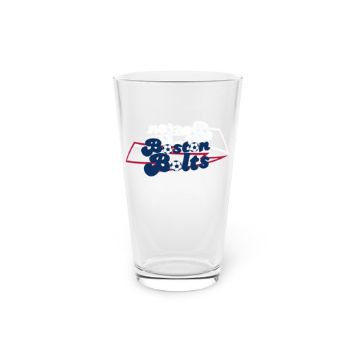 Boston Bolts Pint Beer Glass 16 Ounce ASL Soccer Team Collectible Drinkware