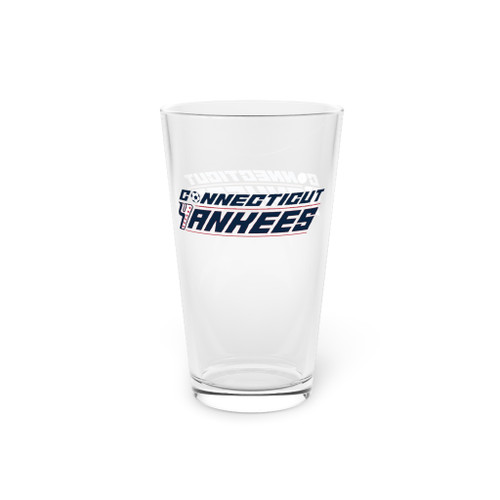Connecticut Yankees Pint Beer Glass 16 Ounce ASL Soccer Team Collectible Drinkware