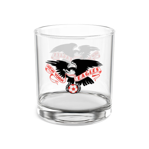 New York Eagles Rocks Whisky Glass 10 Ounce ASL Soccer Team Collectible Drinkware