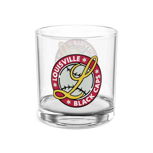 Louisville Black Caps Rocks Whisky Glass 10 Ounce Negro Leagues Baseball Team Collectible Drinkware