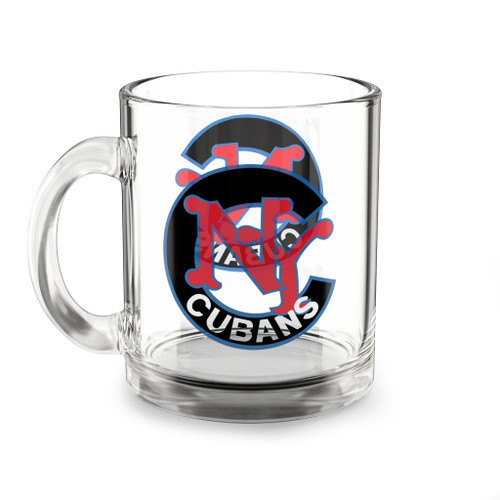 New York Cubans Glass Beer Mug 10 Ounce Capacity Negro League Baseball Team Collectible Drinkware