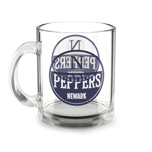 Newark Peppers Glass Beer Mug 10 Ounce Capacity Negro League Baseball Team Collectible Drinkware