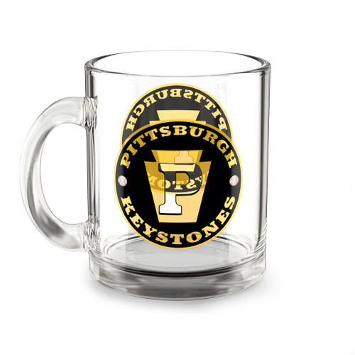 Pittsburgh Keystones Glass Beer Mug 10 Ounce Capacity Negro League Baseball Team Collectible Drinkware