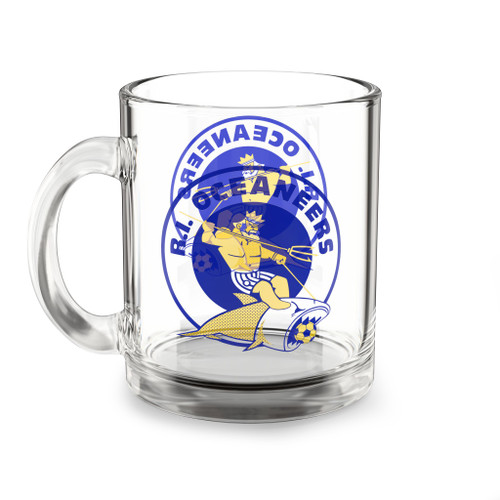 Rhode Island Oceaneers Glass Beer Mug 10 Ounce ASL Soccer Team Collectible Drinkware