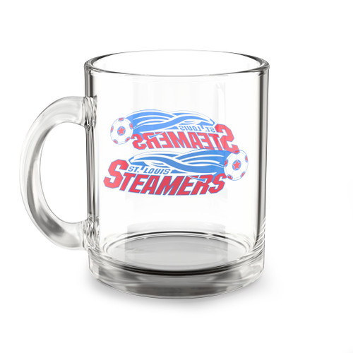 St. Louis Steamers Glass Mug 10 Ounce MISL Soccer Team Collectible Drinkware