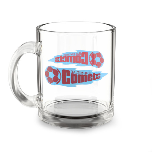 Baltimore Comets Glass Beer Mug 10 Ounce Capacity NASL Soccer Team Collectible Drinkware