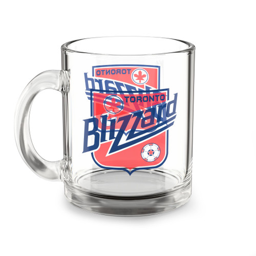 Toronto Blizzard Glass Beer Mug 10 Ounce Capacity NASL Soccer Team Collectible Drinkware