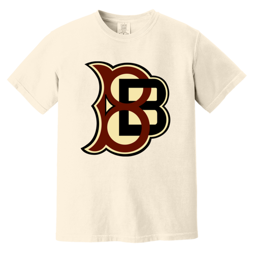 Boston Blues T-shirt Heavyweight Negro Leagues Baseball Team Fan Apparel Tee color Ivory