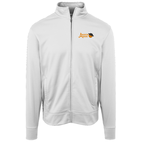 Anaheim Amigos Full Zip Fleece Jacket ABA Basketball Team color White