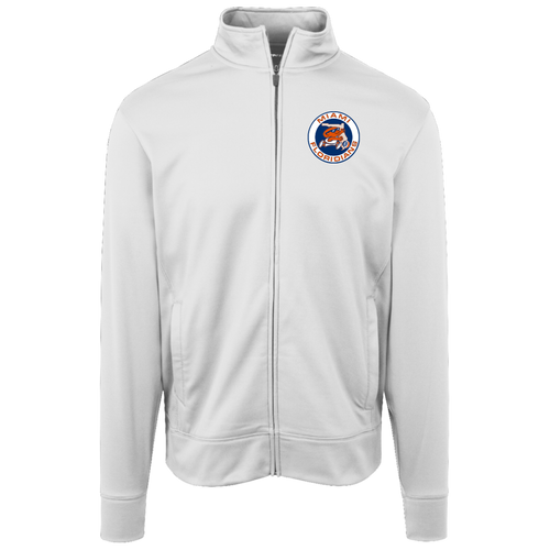 Miami Floridians Full Zip Fleece Jacket ABA Basketball Team Fan Apparel color White