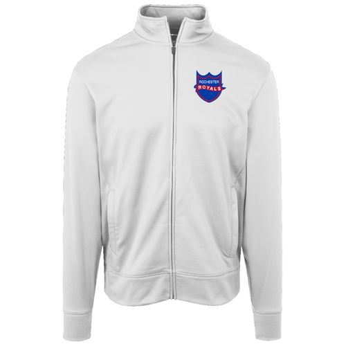 Rochester Royals Full-Zip Fleece Jacket NBA Basketball Team Fan Apparel color White