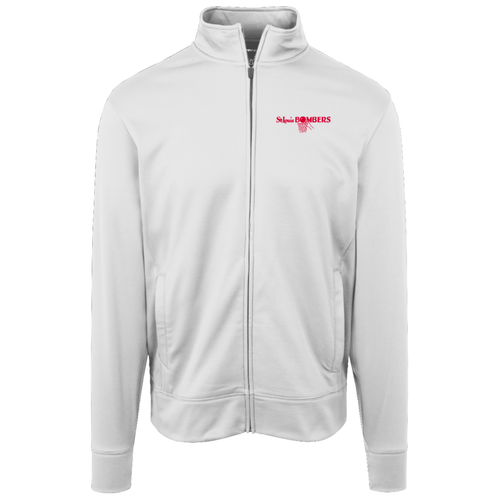 St. Louis Bombers Full Zip Fleece Jacket NBA Basketball Team Fan Apparel color White