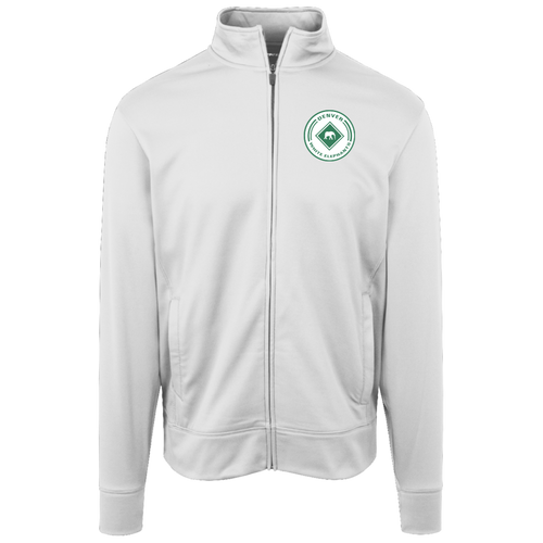 Denver White Elephants Full Zip Fleece Jacket Negro Leagues Baseball Fan Apparel color White