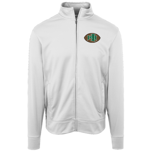 Rock Island Independents Full Zip Fleece Jacket NFL Football Team Fan Apparel color White