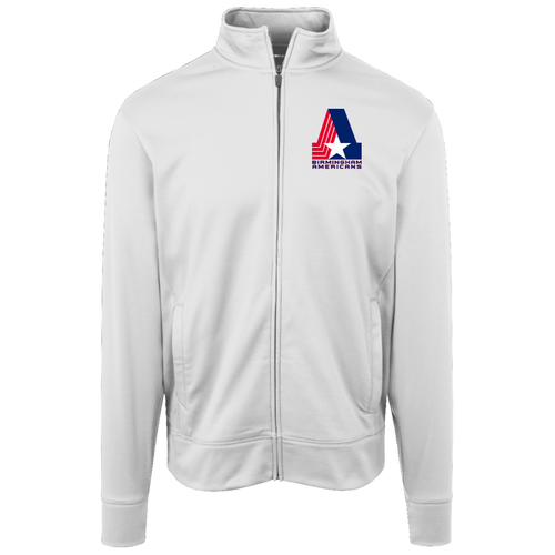 Birmingham Americans Full Zip Fleece Jacket WFL Football Team Fan Apparel color White