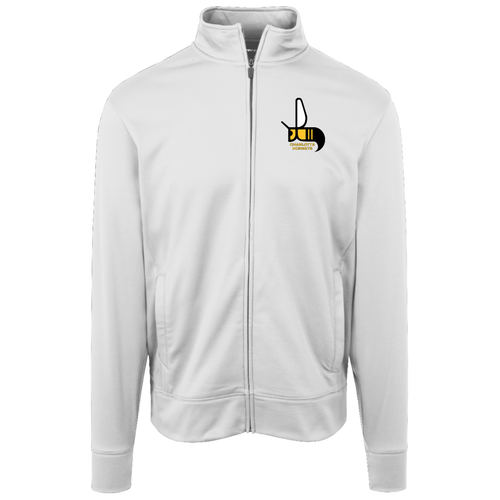 Charlotte Hornets Full Zip Fleece Jacket NFL Football Team Fan Apparel color White