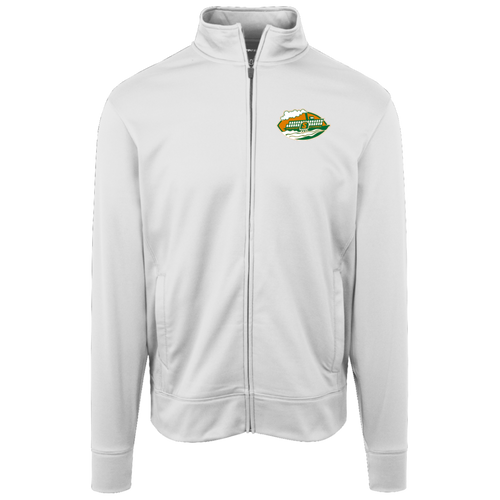 Shreveport Steamer Full Zip Fleece Jacket WFL Football Team Fan Apparel color White