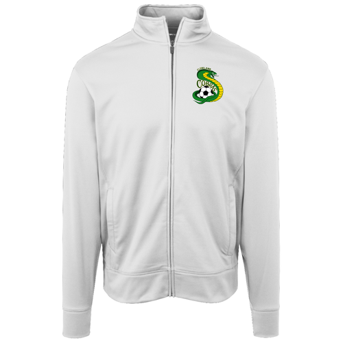 Cleveland Cobras Full Zip Fleece Jacket ASL Soccer Team Fan Apparel color White