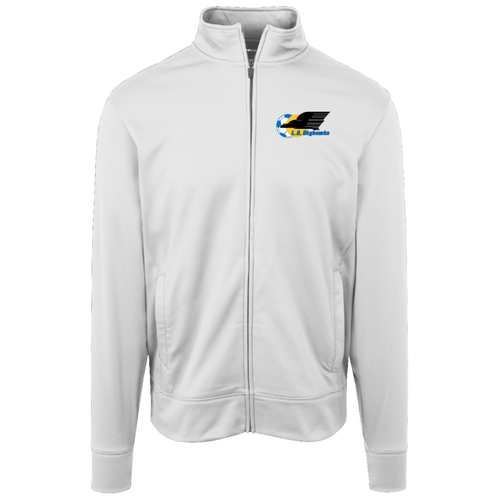 Los Angeles Skyhawks Fleece Full Zip Fleece Jacket ASL Soccer Team color White