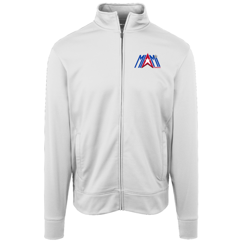 Miami Americans Full Zip Fleece Jacket ASL Soccer Team Fan Apparel color White