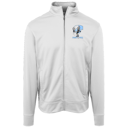 Nashville Diamonds Fleece Full Zip Fleece Jacket ASL Soccer Team Fan Apparel color White