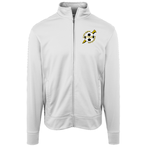 Utah Golden Spikers Full Zip Fleece Jacket ASL Soccer Team Fan Apparel Color White