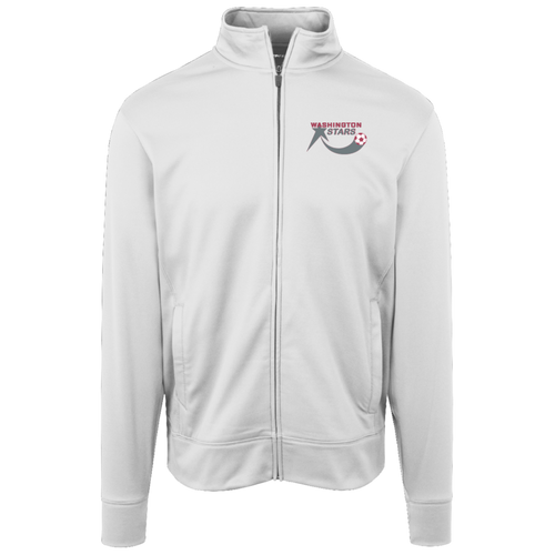 Washington Stars Full Zip Fleece Jacket ASL Soccer Team Fan Apparel color White