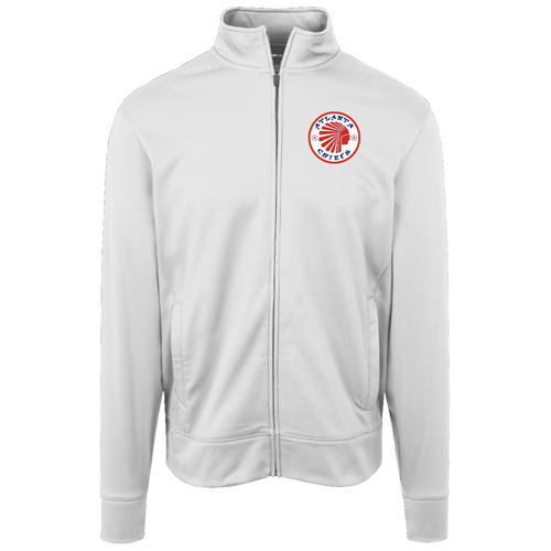 Atlanta Chiefs Full Zip Fleece Jacket NASL Soccer Team Fan Apparel color White