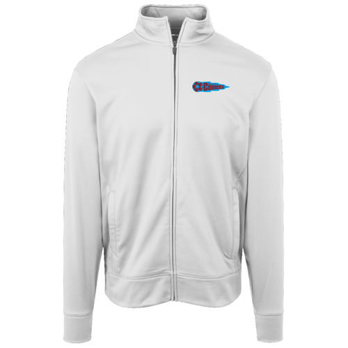 Baltimore Comets Full Zip Fleece Jacket NASL Soccer Team Fan Apparel color White