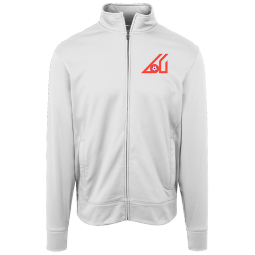 Atlanta Apollos Full Zip Fleece Jacket NASL Soccer Team Fan Apparel color White